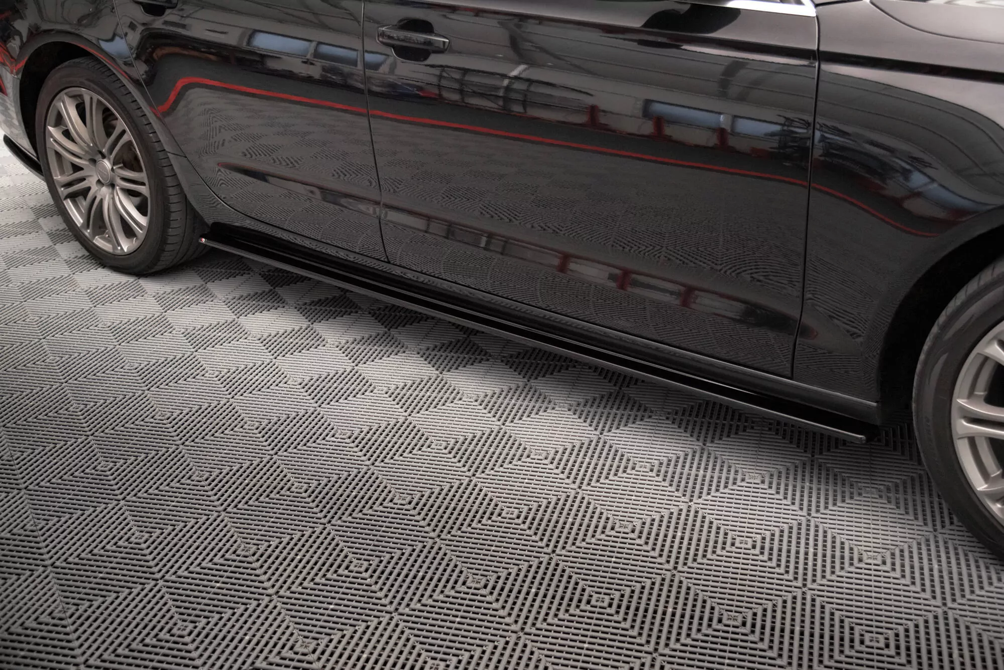 Seitenschweller Ansatz Passend Für Passend Für Audi A6 C7 Schwarz Hochglanz Schwarz Hochglanz