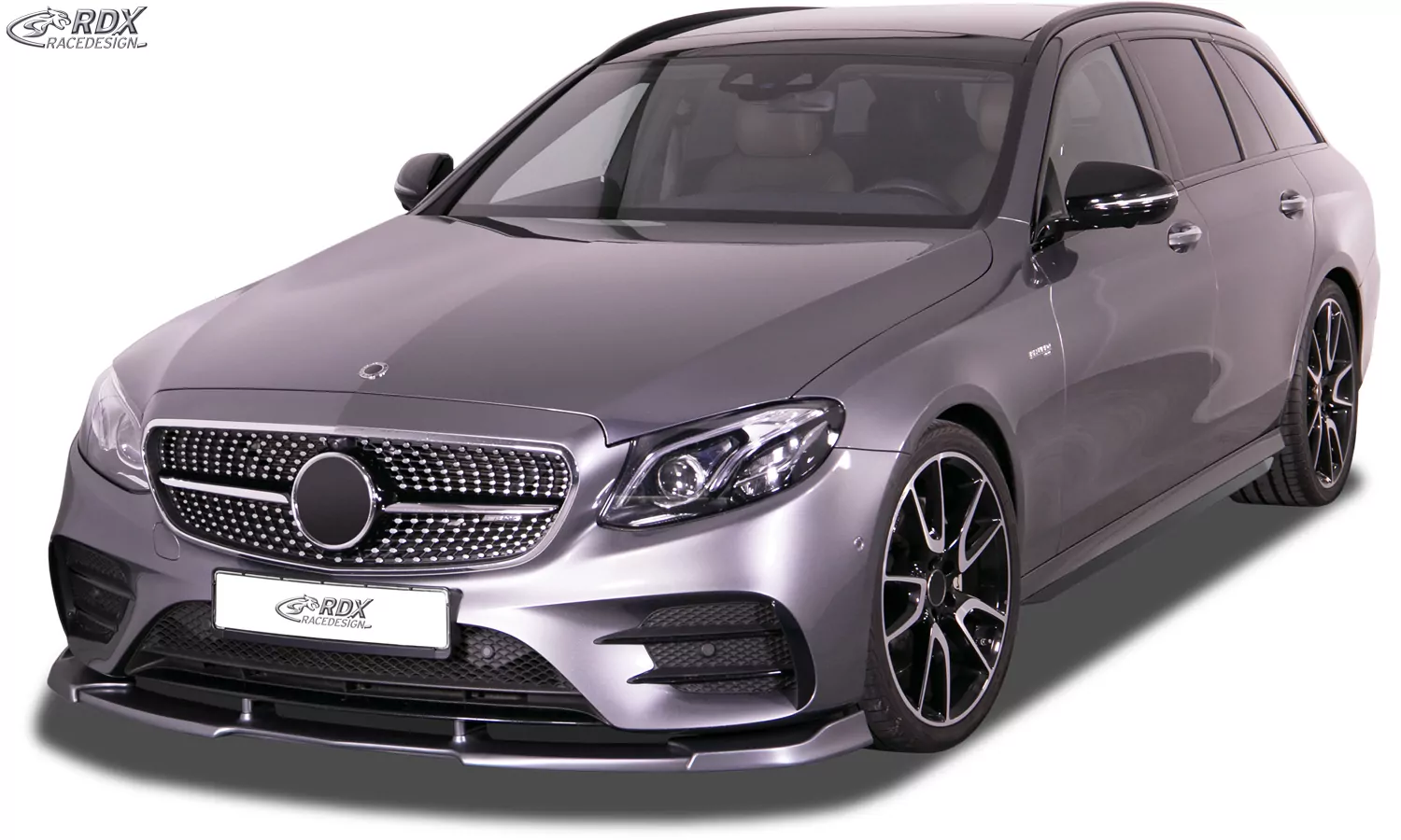 RDX Frontspoiler VARIO-X für MERCEDES E-Klasse AMG-Line & E43 AMG W213 / S213 (2016-2020) "Design 2"