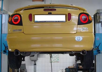 Renault Megane I - Typ DA Coach  Endschalldämpfer Ausgang rechts/links  - 1x90 Typ 13 rechts/links