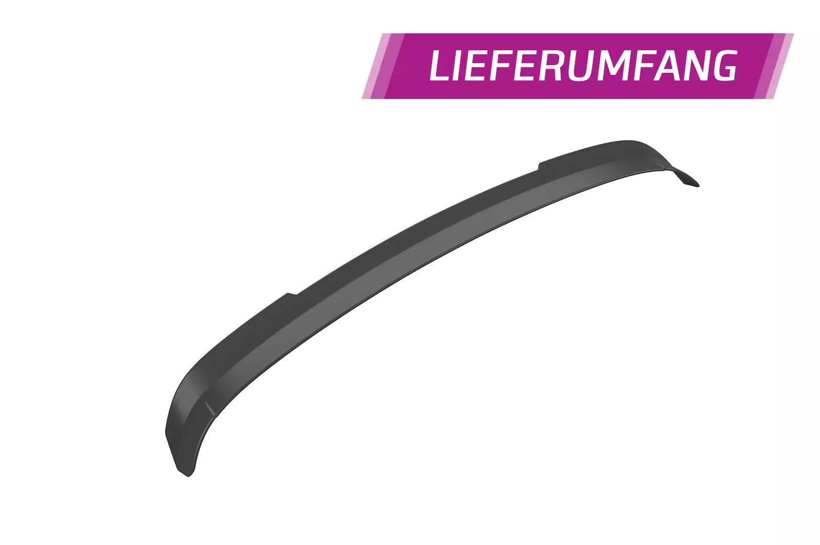 Heckflügel mit ABE für Audi Q7 4L HF607 Strukturiert (schwarz matt)