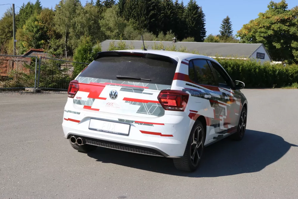 VW Polo AW1 GTI  Endschalldämpfer - 2x90 Typ 16