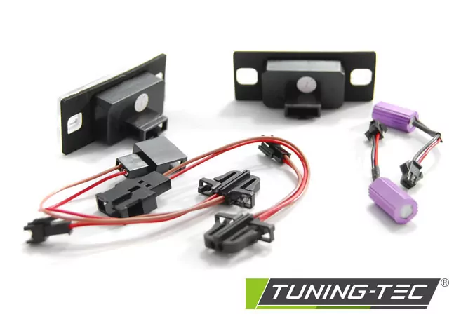 License Led Lights 3xled Fits Vw Tiguan / Touareg / Golf V Variant /  Porsche Cayenne With Canbus