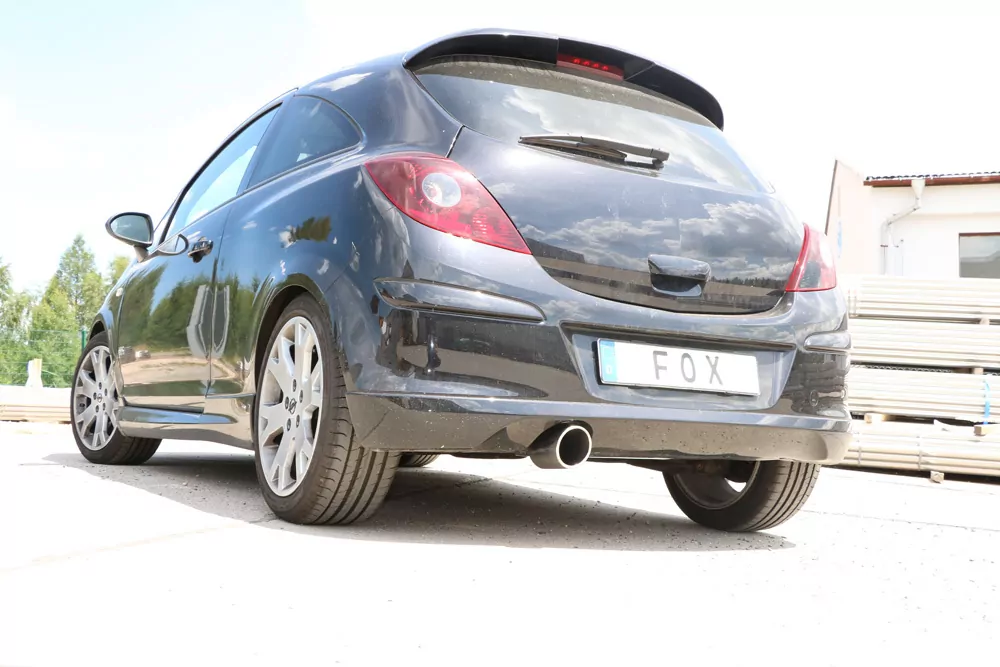 Opel Corsa D GSI  Endschalldämpfer quer Ausgang einseitig - 1x100 Typ 16