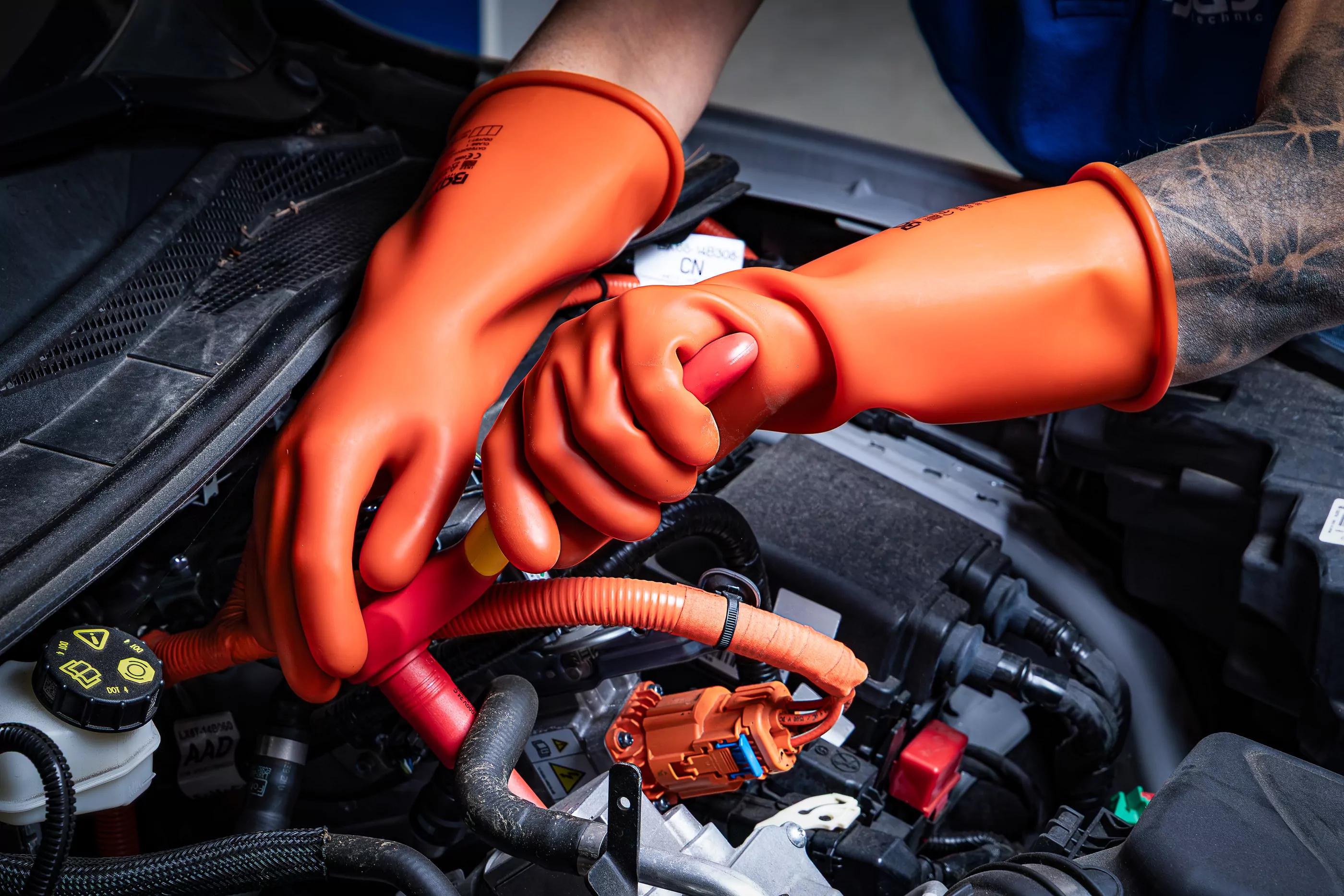 Elektriker-Schutzhandschuhe | mit Naturlatex Schutzisolierung | Größe 9 (L)