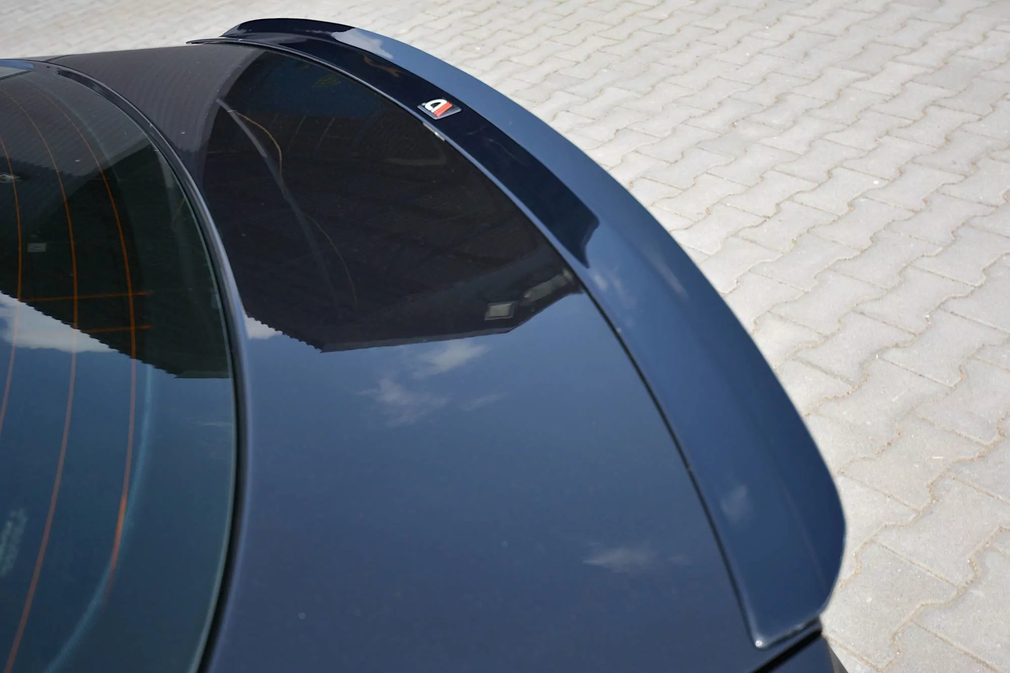 Spoiler CAP Passend Für Passend Für AUDI A5 SPORTBACK S-LINE 8T Schwarz Hochglanz Schwarz Hochglanz