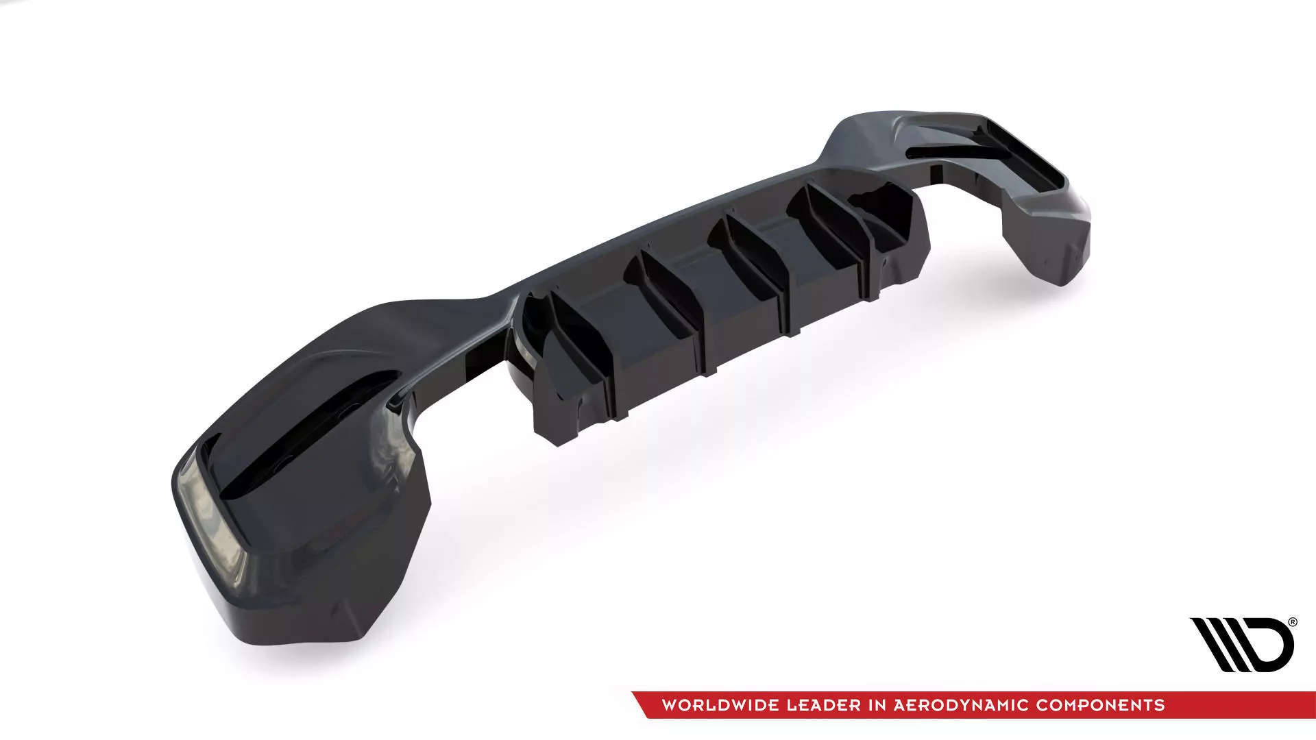 Diffusor Heck Ansatz Passend Für Passend Für Bmw 1er F20/ F21 FL M-Power Schwarz Hochglanz Schwarz Hochglanz