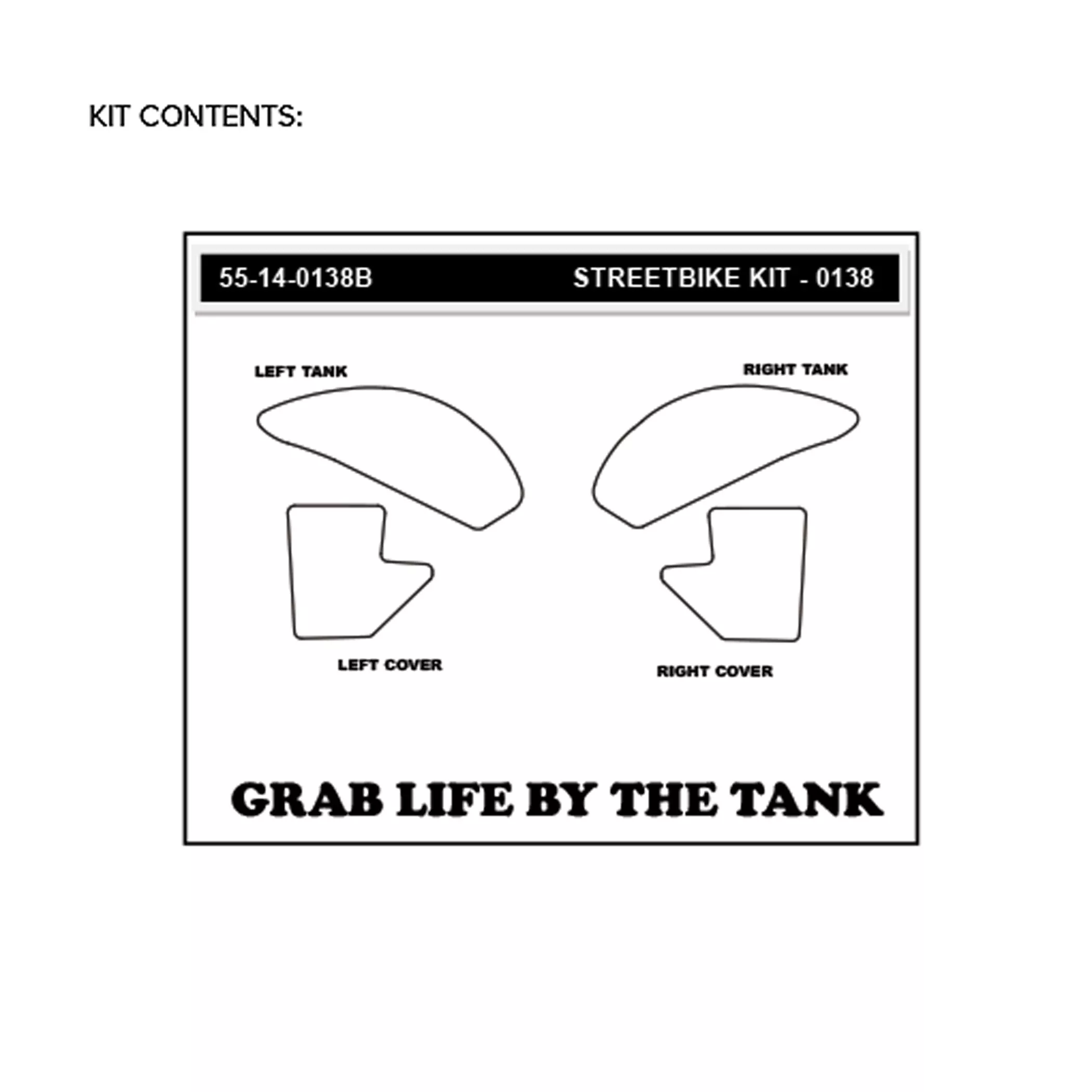Stompgrip Traction Pad Icon für Yamaha MT-10 17-21 Schwarz