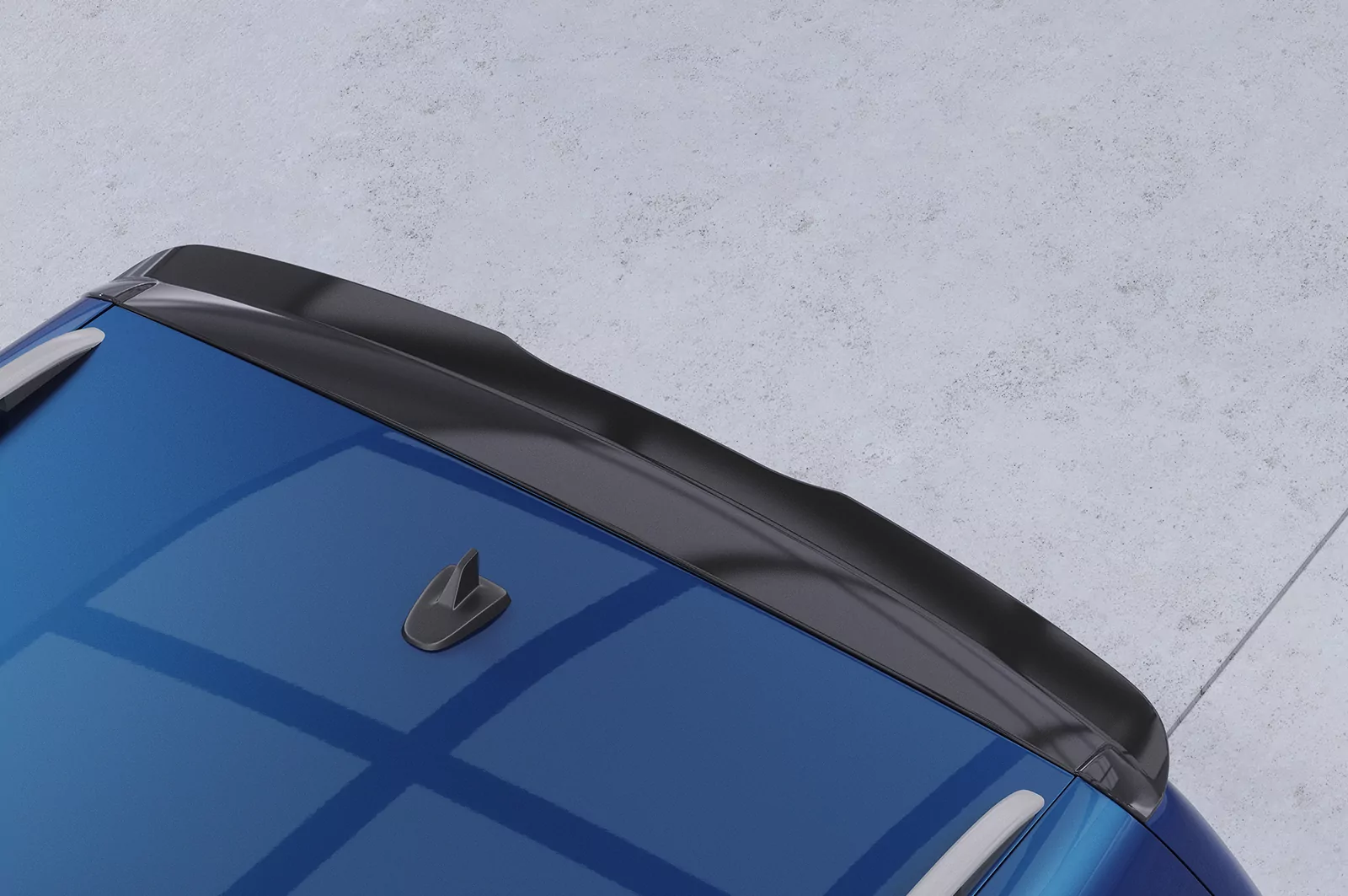 Heckflügel mit ABE für VW Touran / Touran GP HF627 Strukturiert (schwarz matt)