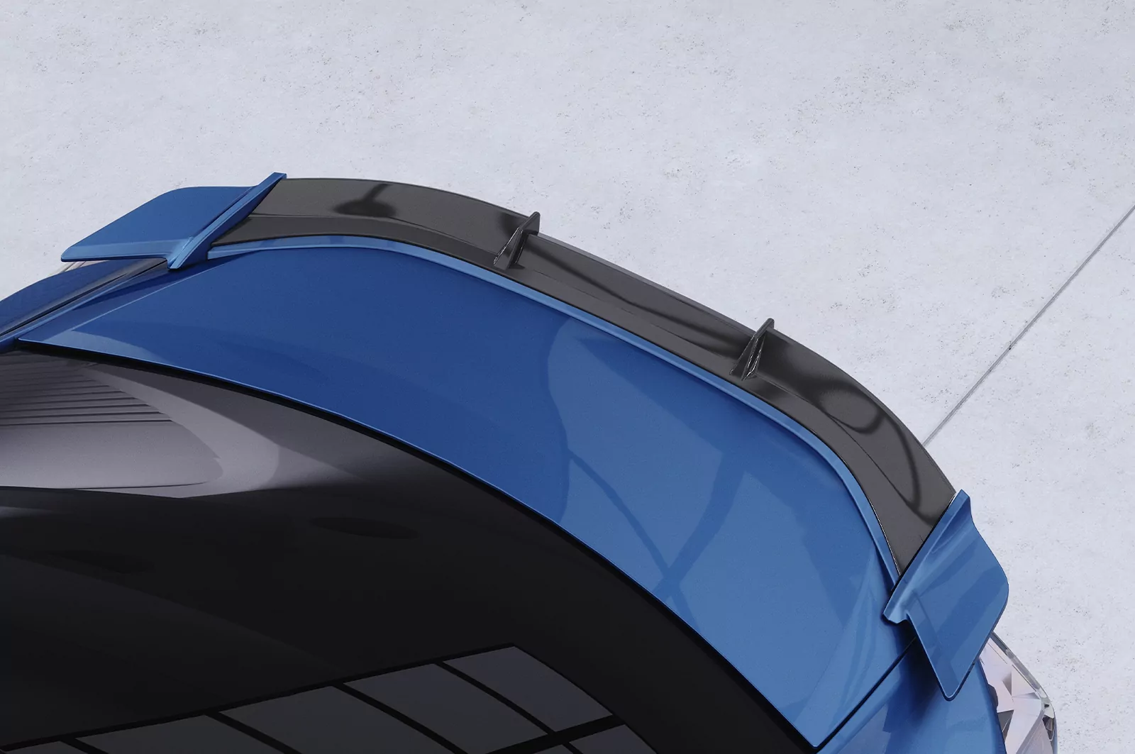 Heckflügel mit ABE für Toyota GT86 HF848 Schwarz Strukturiert