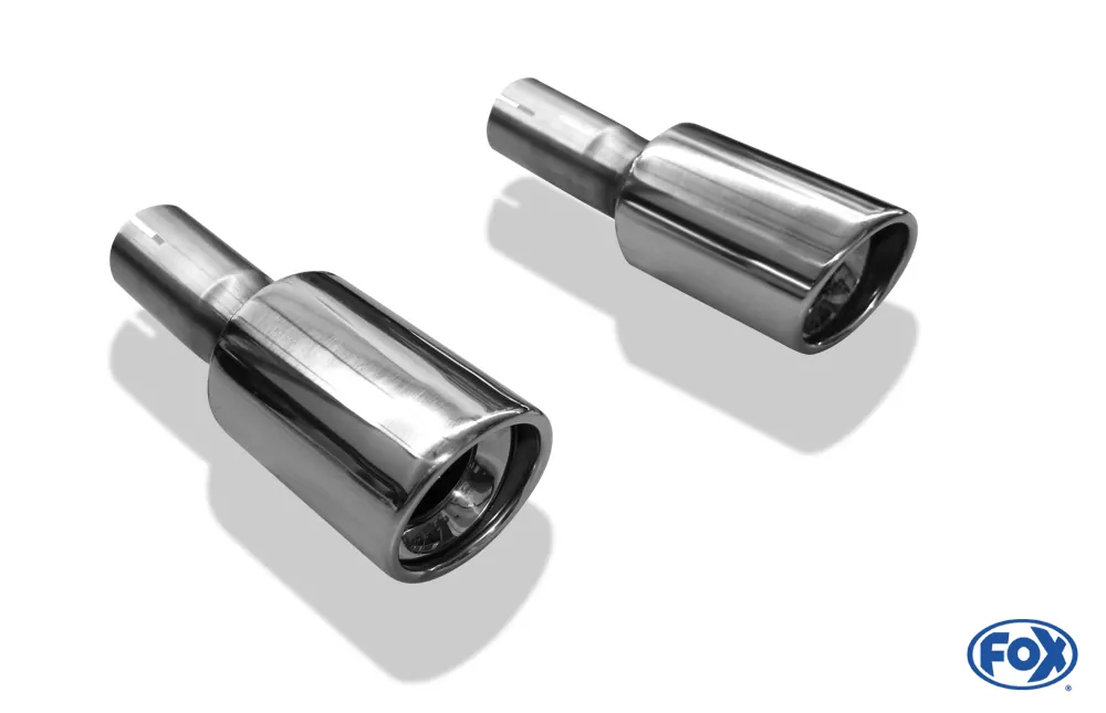 Renault Laguna III Grandtour  Endrohrpaar passend auf original Endschalldämpfer - 1x90 Typ 17 rechts/links