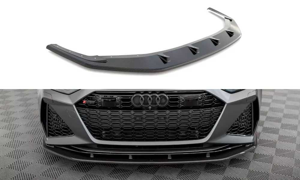 Prepreg Carbon Fiber Front Ansatz Für Audi RS6 C8 / RS7 C8