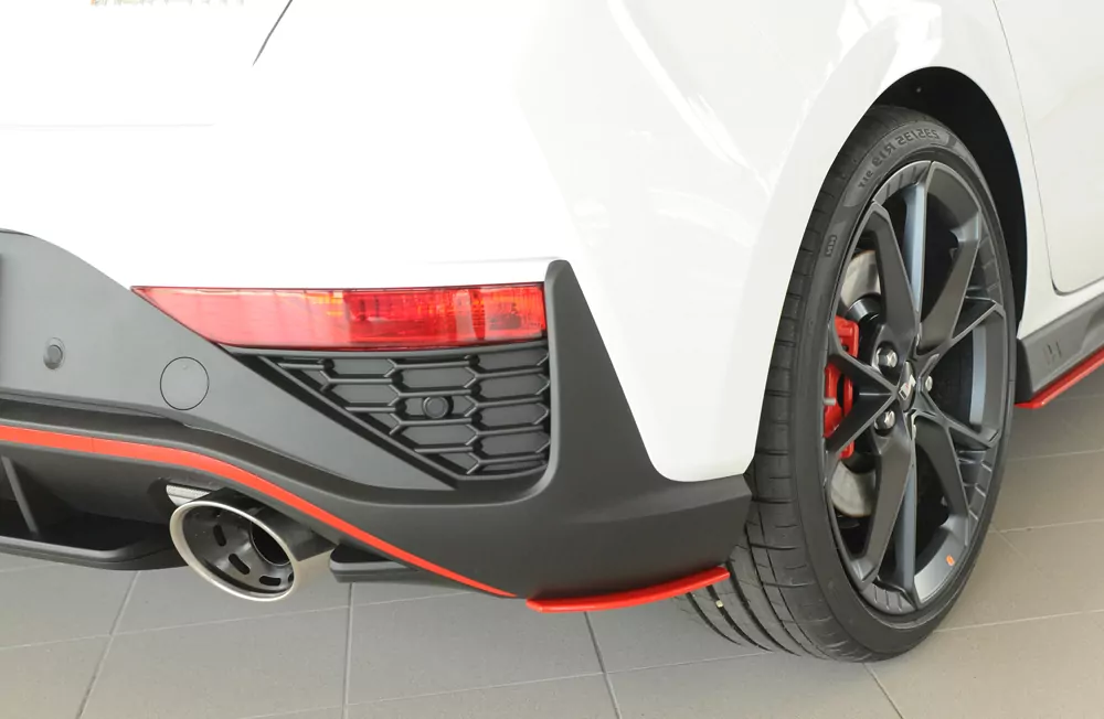 Rieger Heckschürzenansatz seitlich rechts für Hyundai i30 N-Performance  (PDE) 5-tür. (Schrägheck) 05.21- (ab Facelift)