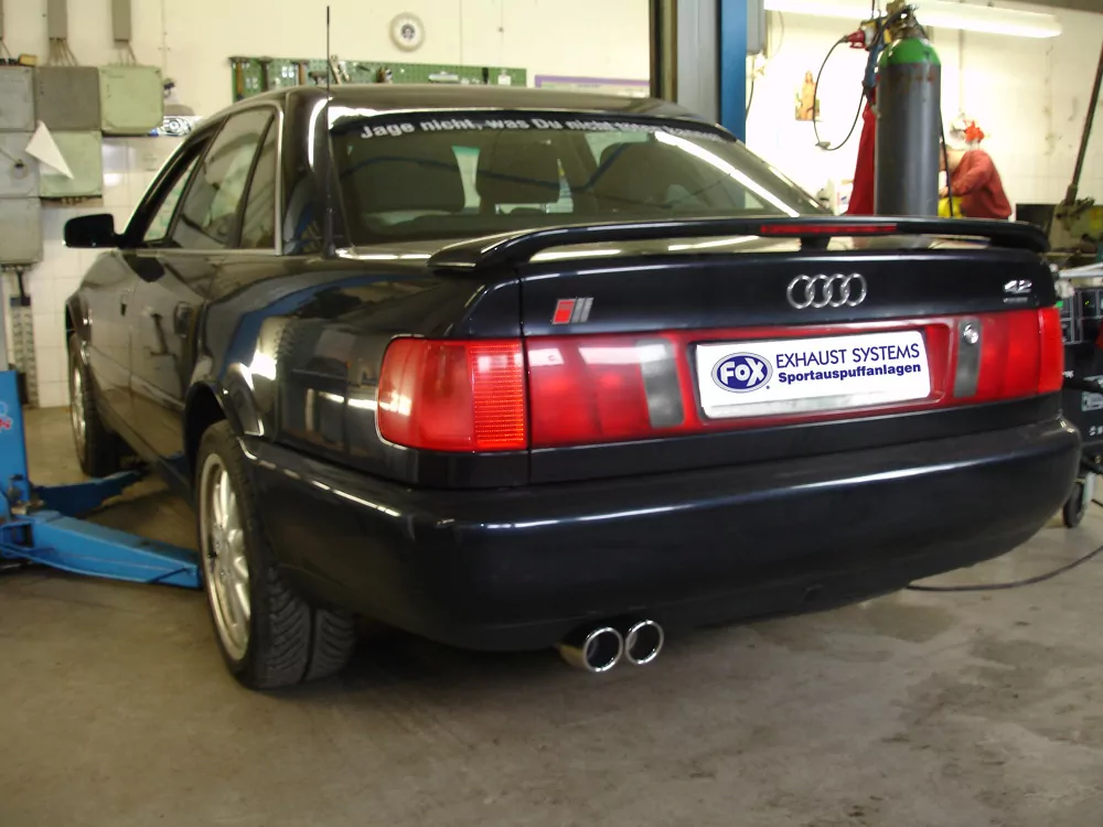 Audi 100/A6 Typ C4 quattro  Endschalldämpfer - 2x80 Typ 16