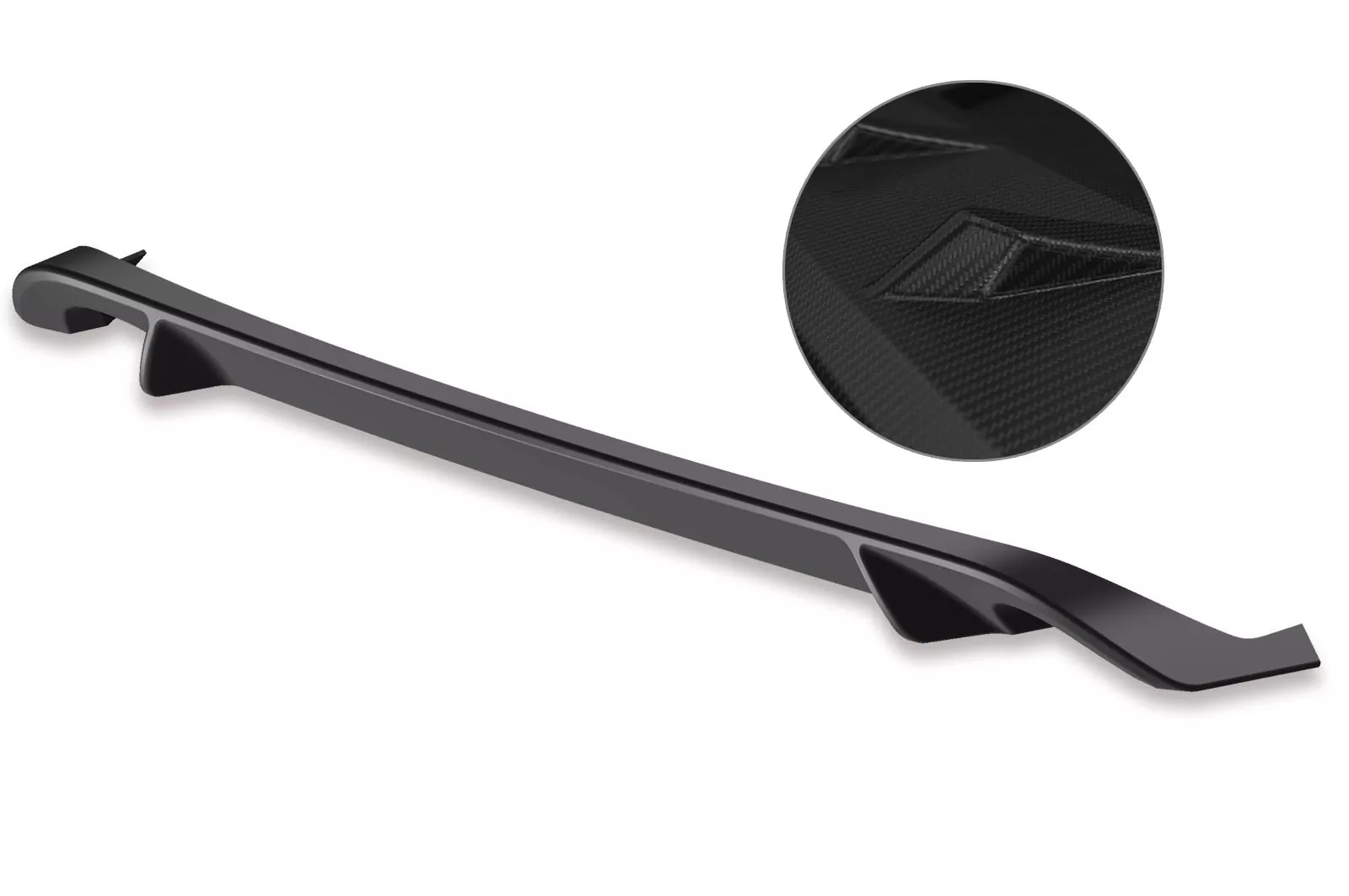 Heckansatz für VW Golf 6 HA044-M Carbon Look (matt)