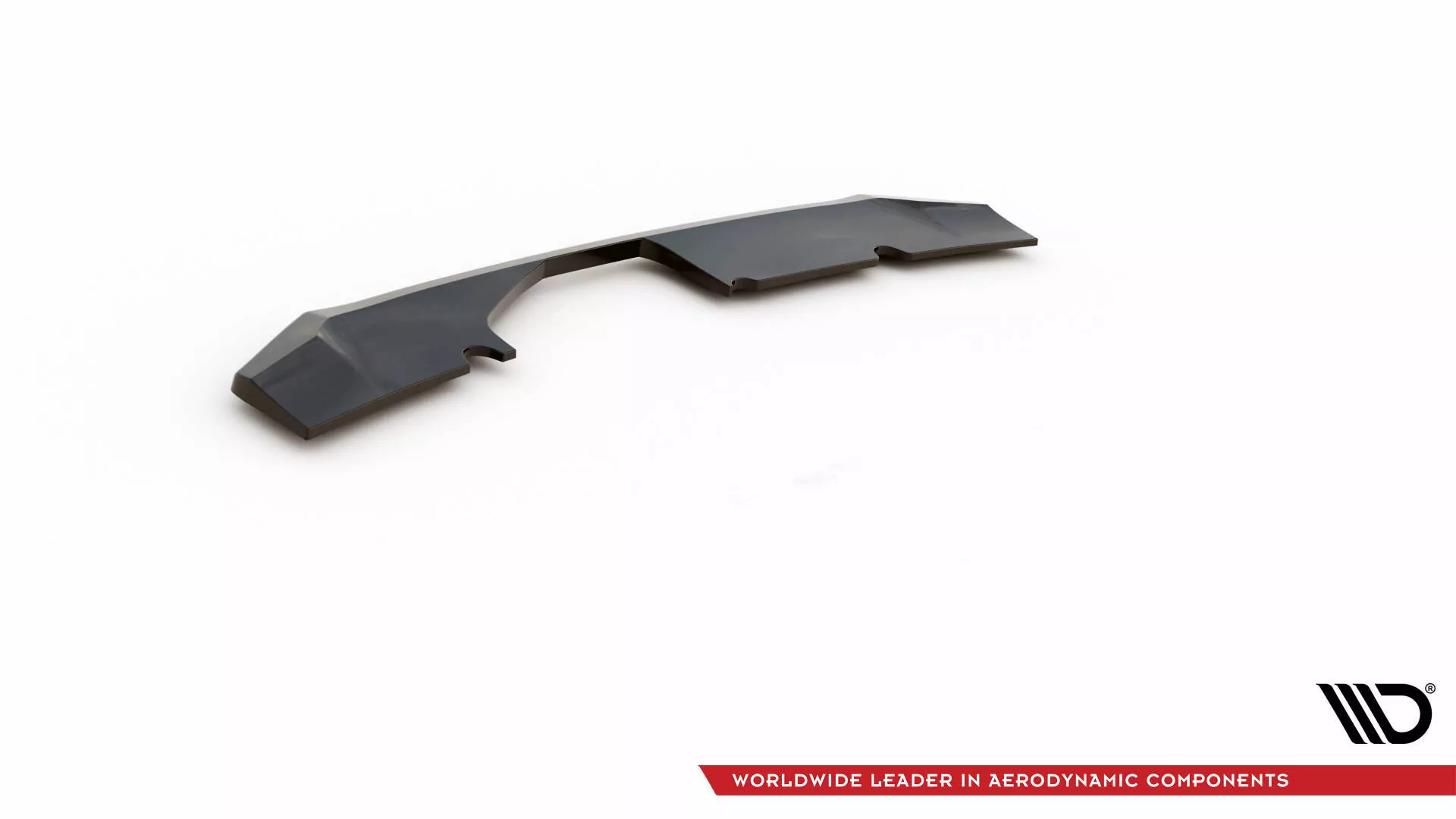 Mittlerer Diffusor Heck Ansatz Für Audi RS6 C8 / RS7 C8 Schwarz Hochglanz