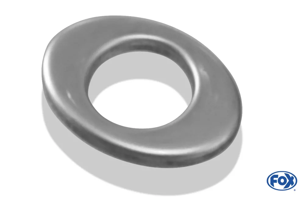 Deckel aufgestellt für Endrohr oval  115x85mm - Loch: 55mm