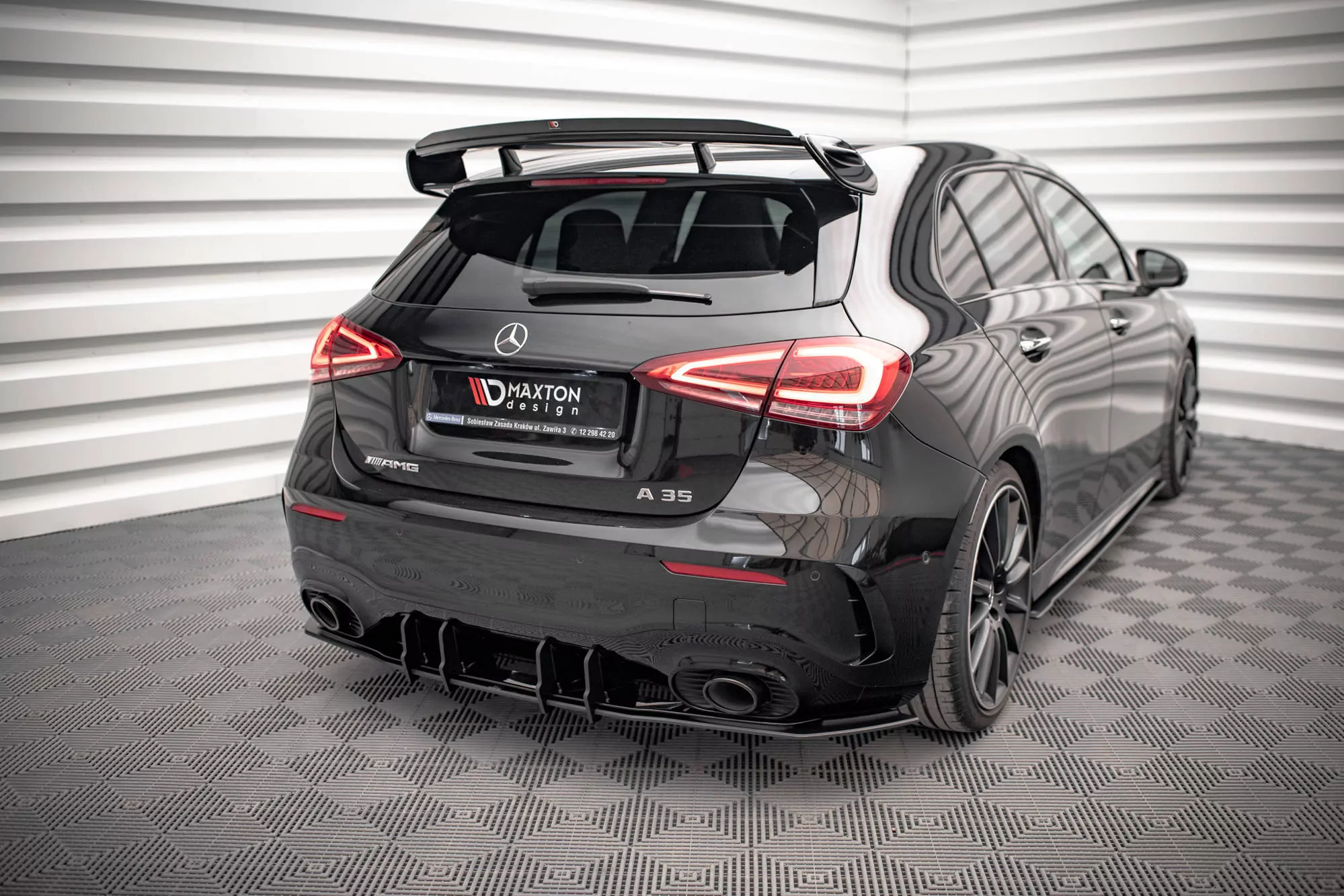 Street Pro Heckschürze Für Mercedes A35 AMG Hatchback Aero Pack W177