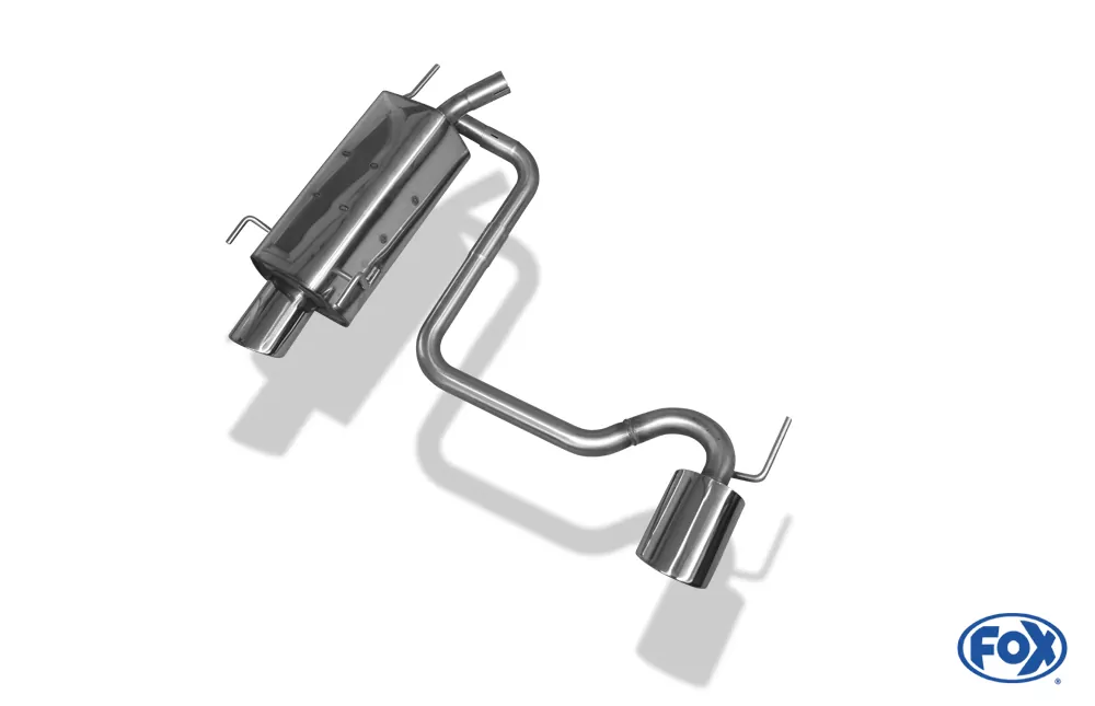 Opel Tigra B TwinTop  Endschalldämpfer Ausgang rechts/links - 115x85 Typ 33 rechts/links