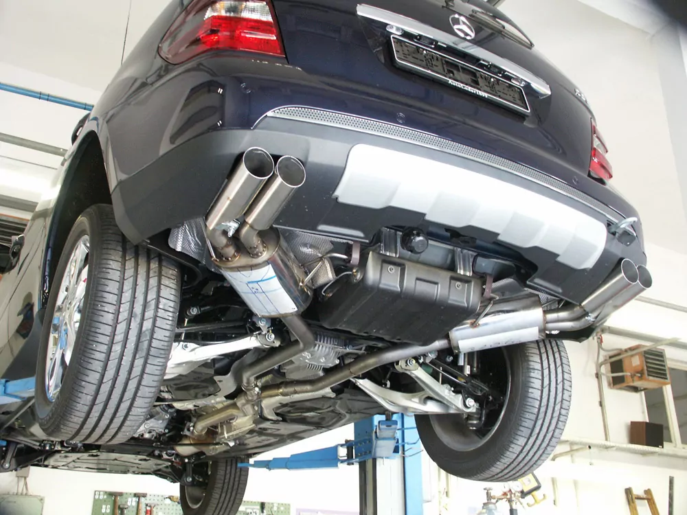 Mercedes M-Klasse Typ W164  Endschalldämpfer rechts/links - 2x76 Typ 10 rechts/links