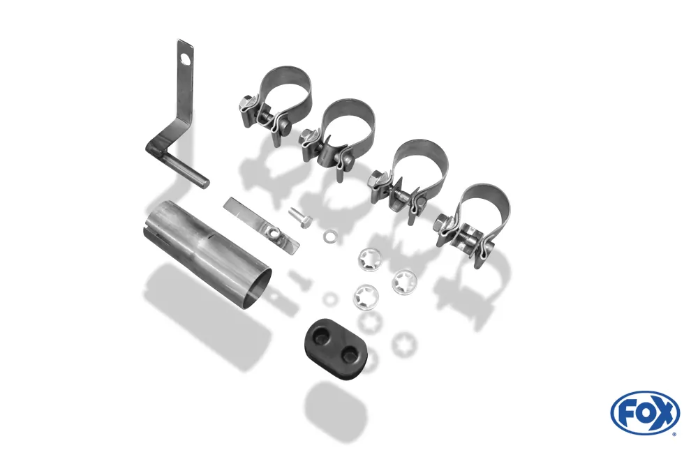 Dacia Duster 4x2 - Facelift  Endschalldämpfer Ausgang rechts/links - 1x90 Typ 16 rechts/links