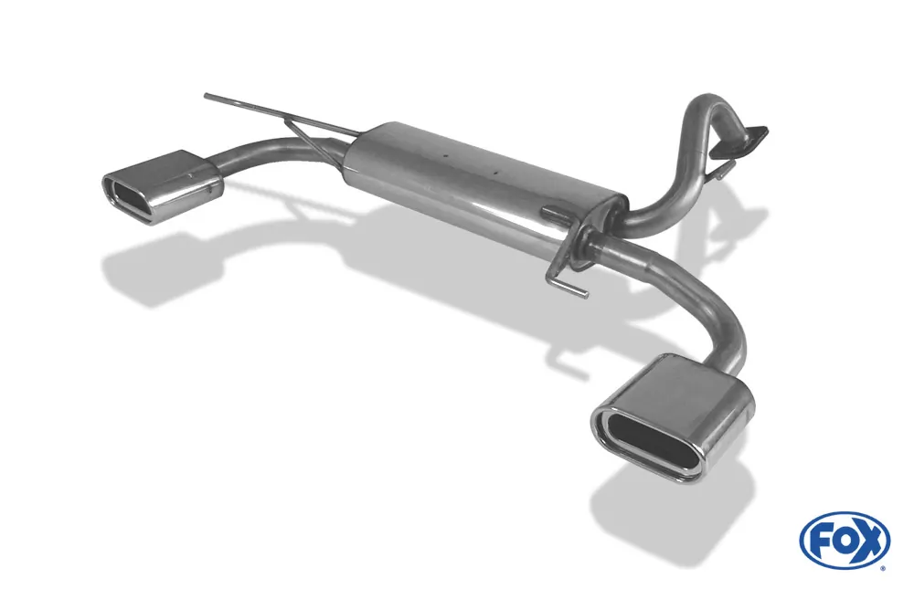 Kia Cerato Schrägheck  Endschalldämpfer Ausgang rechts/links - 135x85 Typ 53 rechts/links