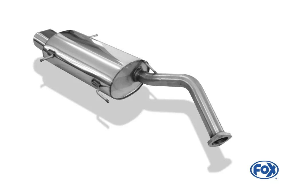 Mazda 323 Typ BG/ MX3 Typ EC  Endschalldämpfer mit Flansch - 135x80 Typ 53