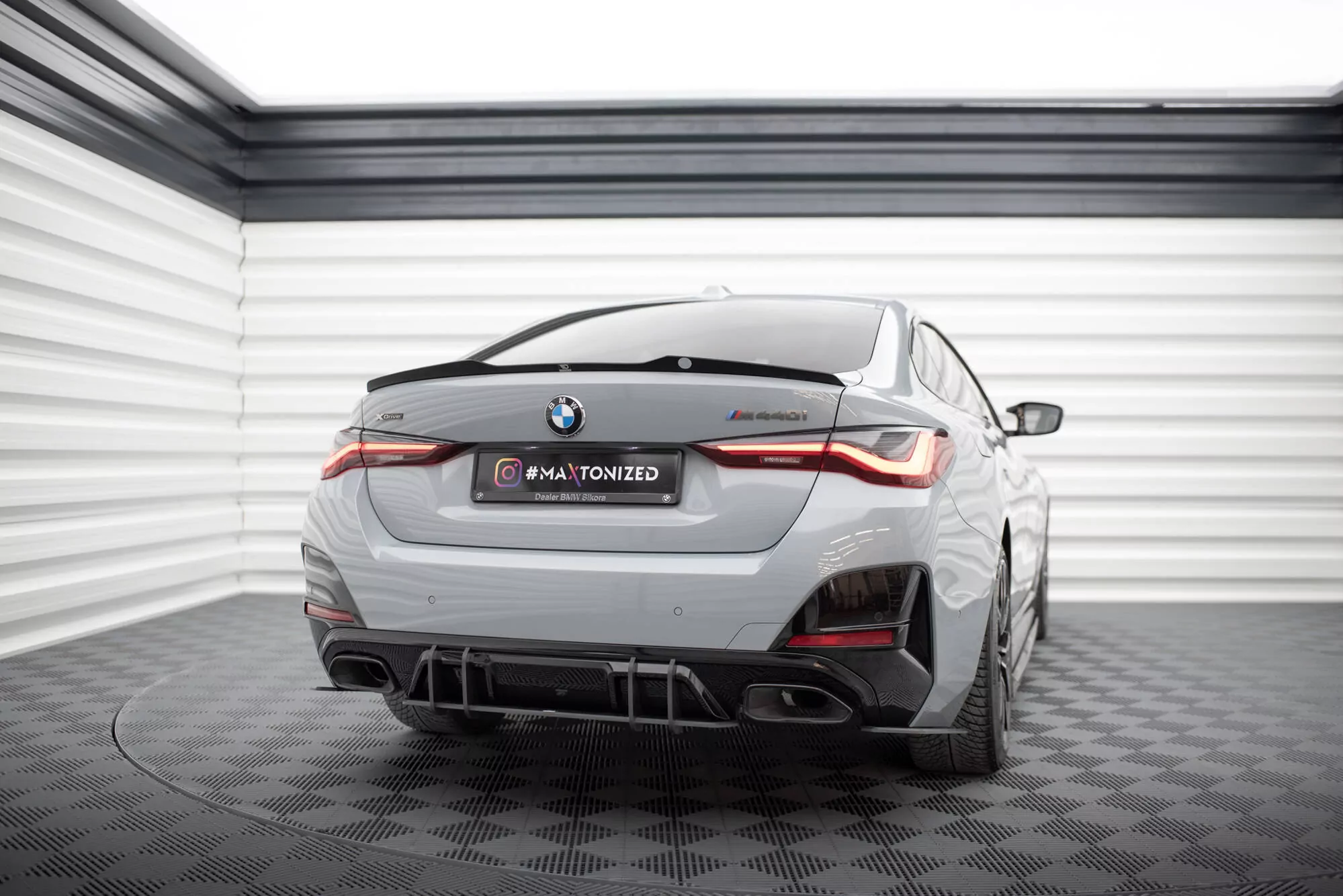 Street Pro Heck Ansatz Flaps Diffusor Für BMW 4er Gran Coupe M440i G26