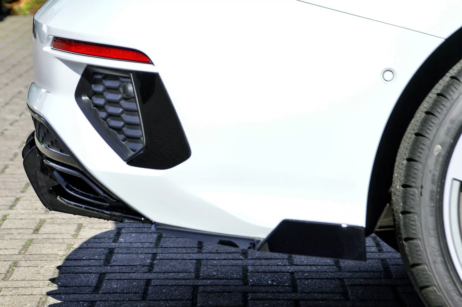 Heckansatz Seitenteile mit Wing aus ABSfür Audi A3 S3 8Y S-Line Limousine