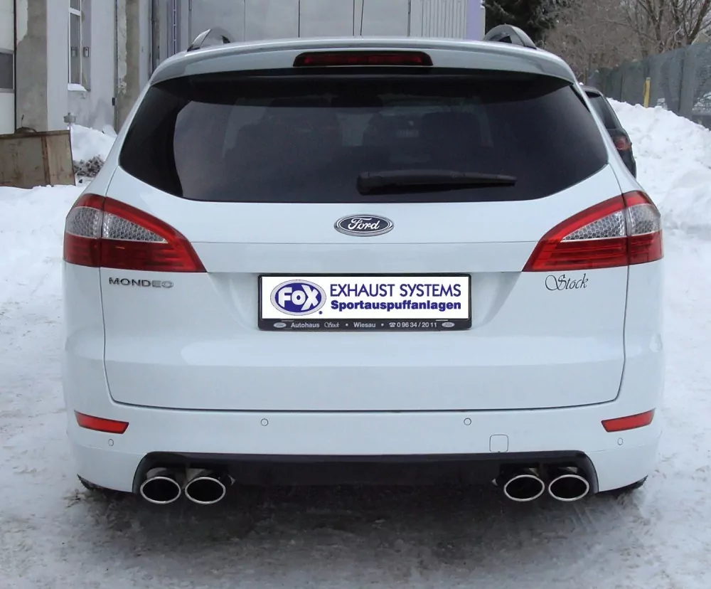 Ford Mondeo IV Turnier (Kombi) - 2,5l  Endschalldämpfer rechts/links - 2x106x71 Typ 33 rechts/links