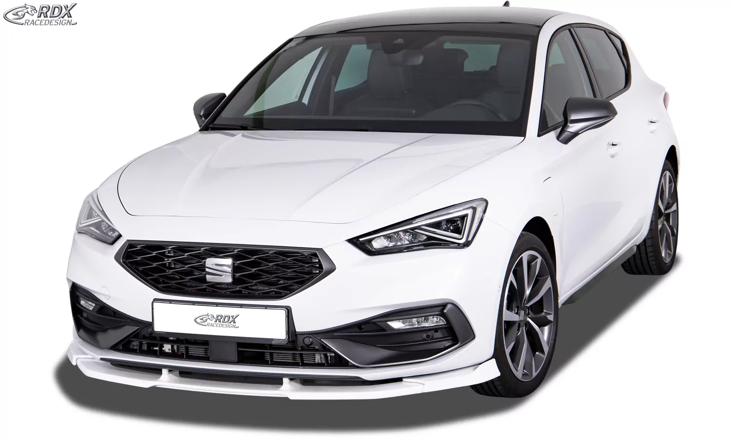 RDX Frontspoiler VARIO-X für SEAT Leon (KL) 2020+ Frontlippe Front Ansatz Vorne Spoilerlippe