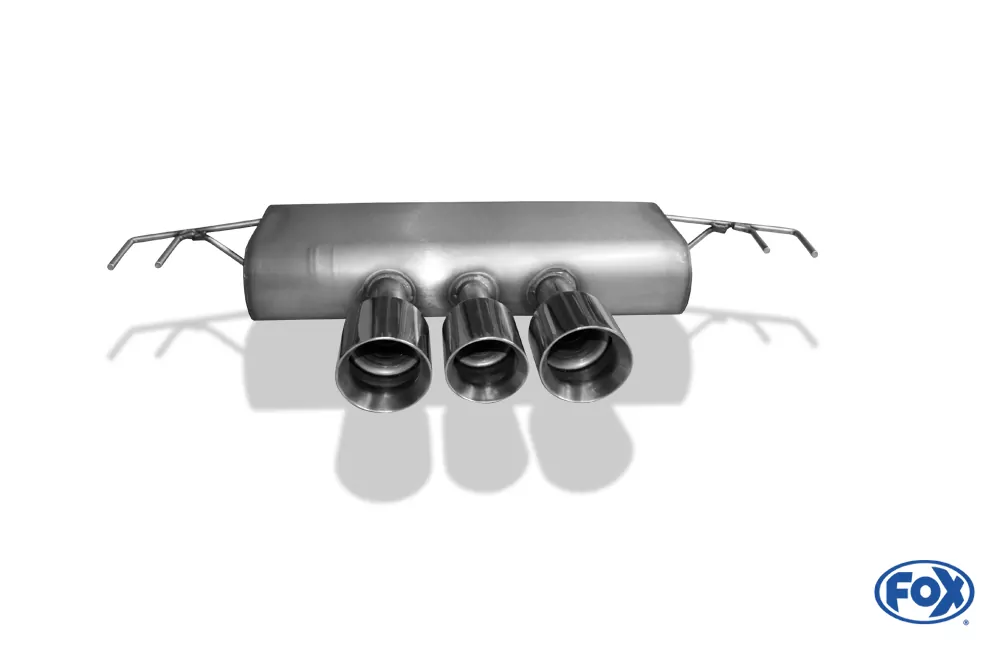 Honda Civic X Type R  Endschalldämpfer quer Ausgang rechts/links  - 100-90-100 Typ 25 mittig