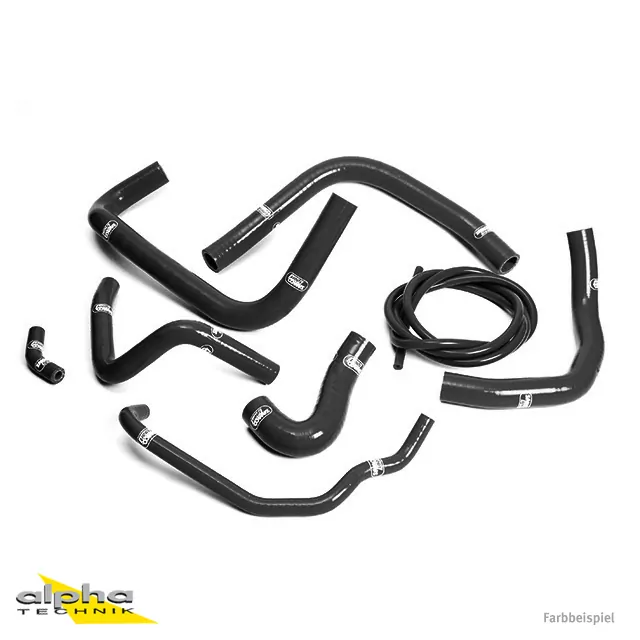 SAMCO SPORT Siliconschlauch Kit schwarz für Honda CBR900RR Modelljahr 1996-1997