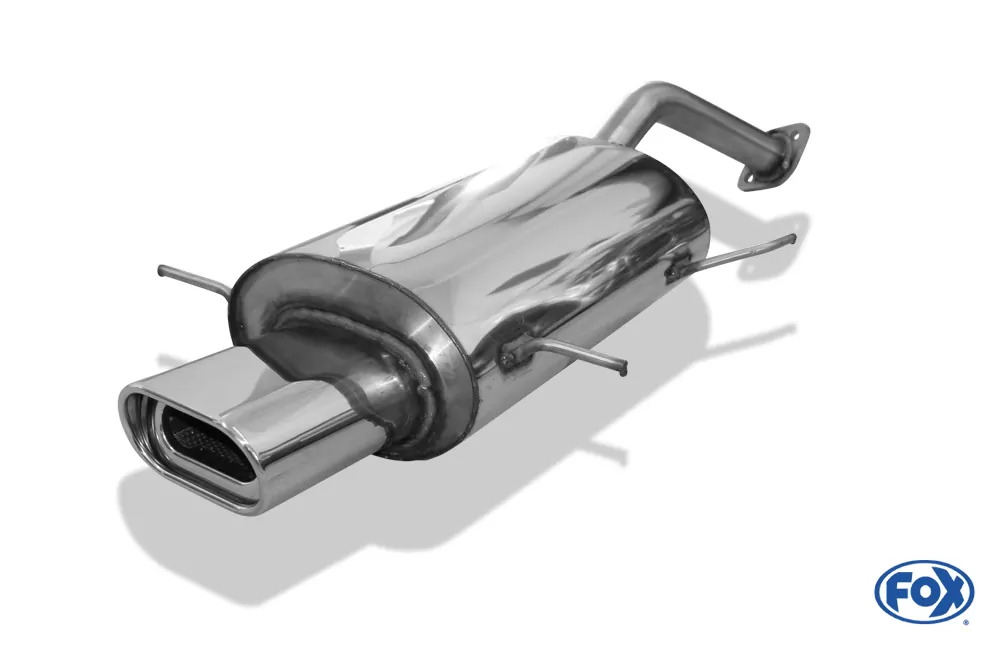 Mazda 323 Typ BG/ MX3 Typ EC  Endschalldämpfer mit Flansch - 135x80 Typ 53