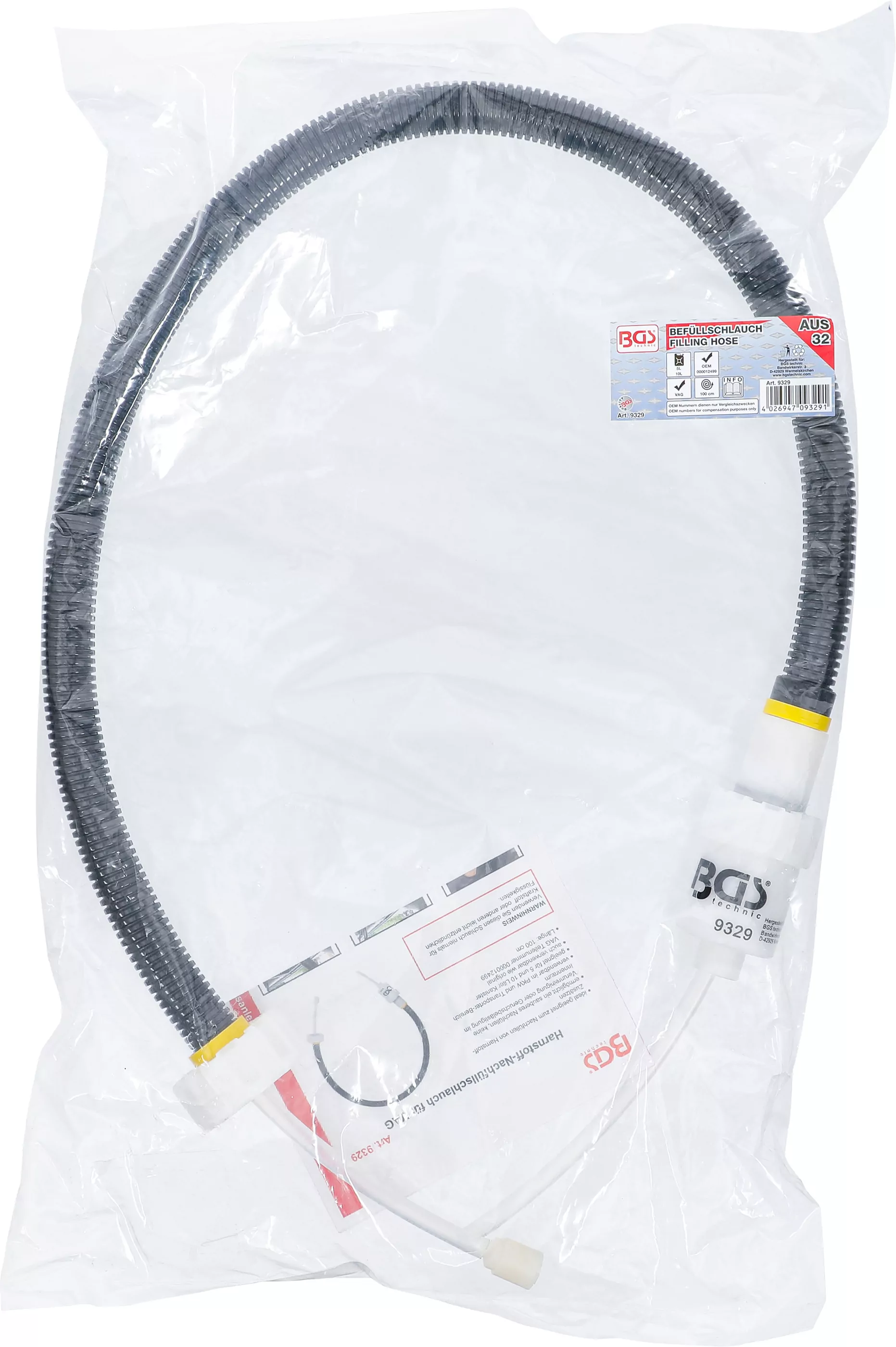 Befüllschlauch für AdBlue / Harnstoff (AUS32) | 1 m