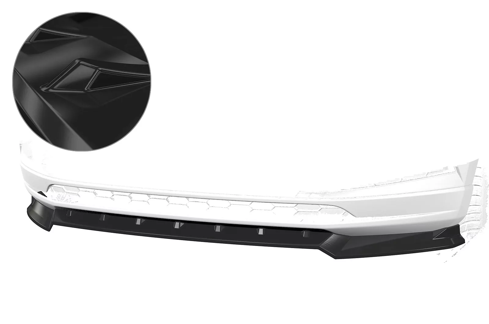 Cup-Spoilerlippe für Skoda Karoq Glossy (schwarz hochglanz)