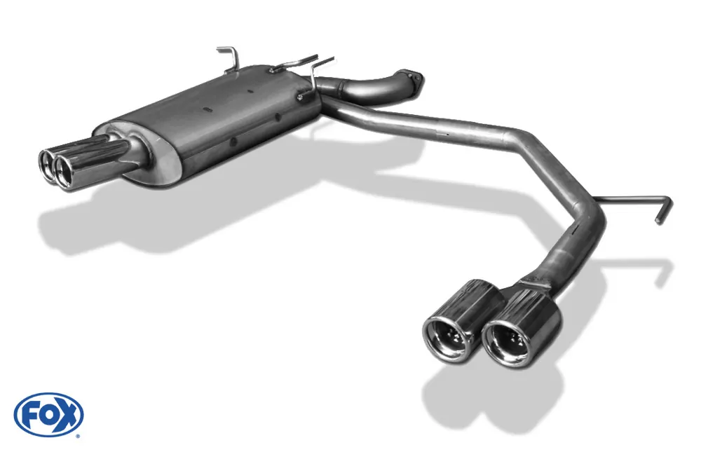 BMW E39 520i/ 523i/ 525i/ 528i - Limousine  Endschalldämpfer Ausgang rechts/links - 2x76 Typ 13 rechts/links