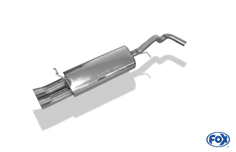 VW Golf IV  Endschalldämpfer - 2x76 Typ 18