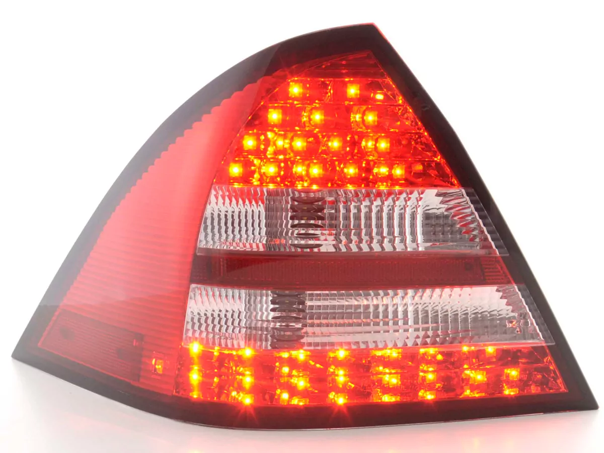 LED Rückleuchten Set Mercedes C-Klasse W203 Limo Bj. 01-04 rot/klar