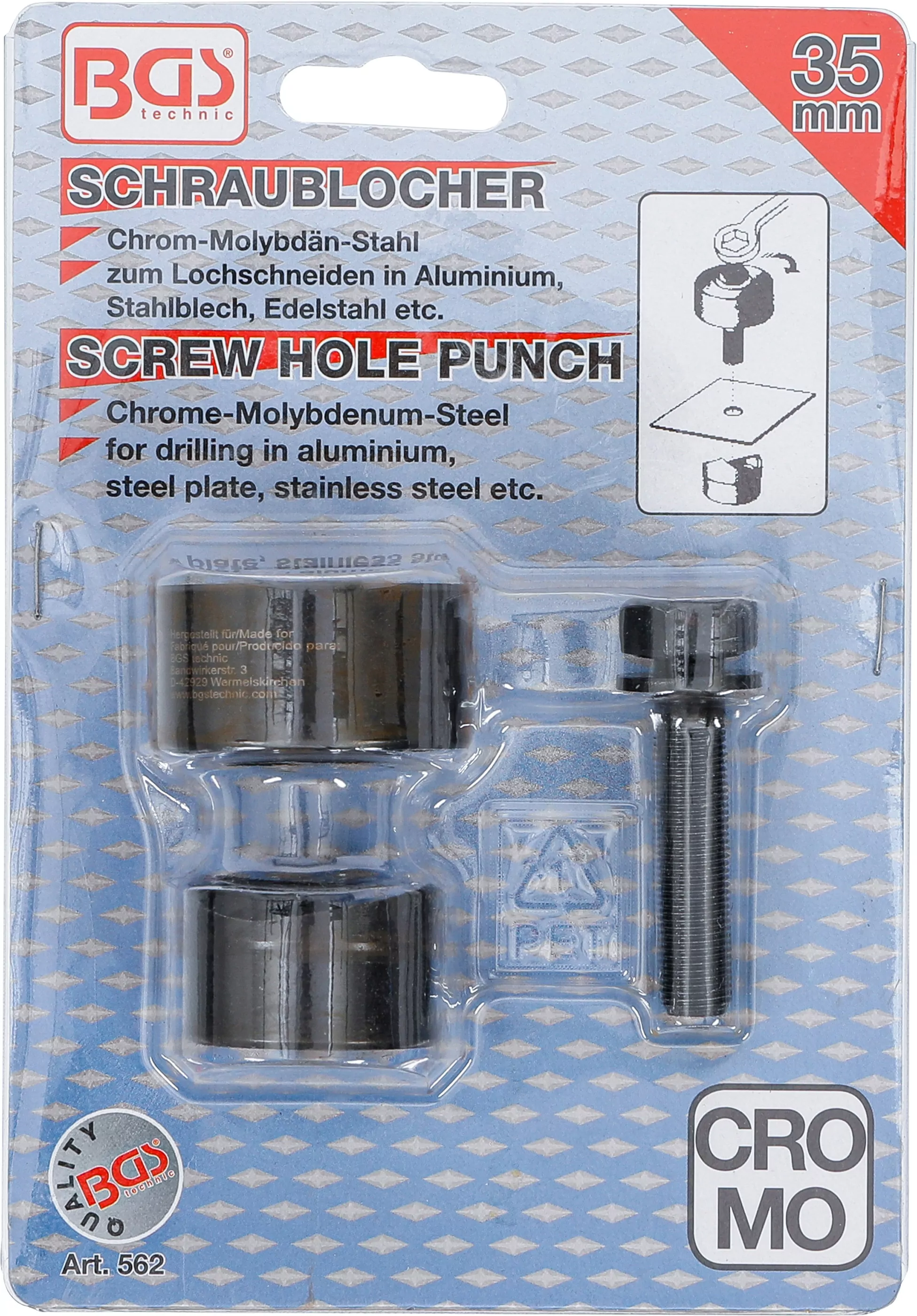 Schraublocher | 35 mm