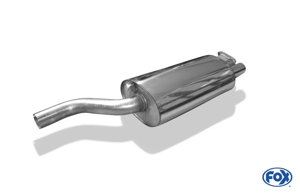 Audi 100 quattro Typ C3 Endschalldämpfer - 2x63 Typ 10 Kopie