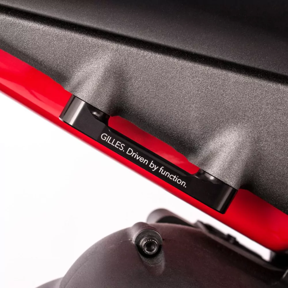 Gilles Soziusträgerabdeckung schwarz Ducati V4