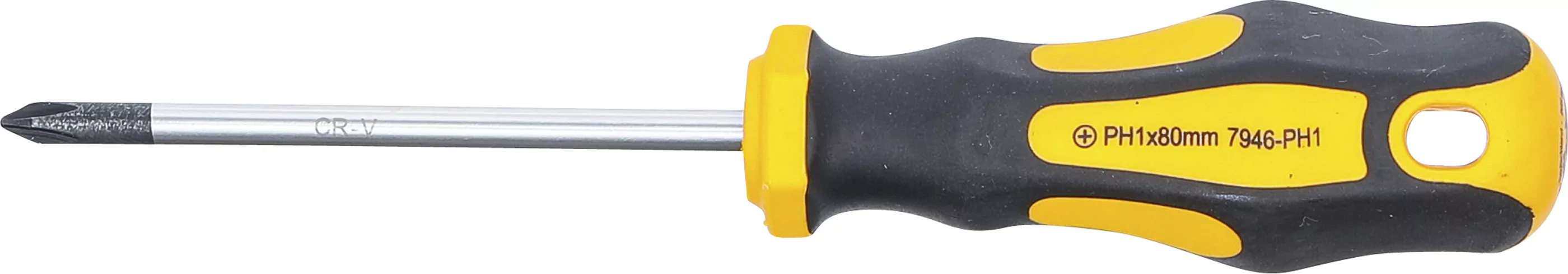 Schraubendreher | Kreuzschlitz PH1 | Klingenlänge 80 mm