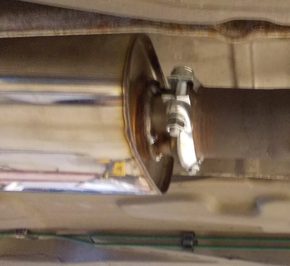 Peugeot 206 S16/ 206cc S16  Vorschalldämpfer mit Tulpenverbindung zum Kat