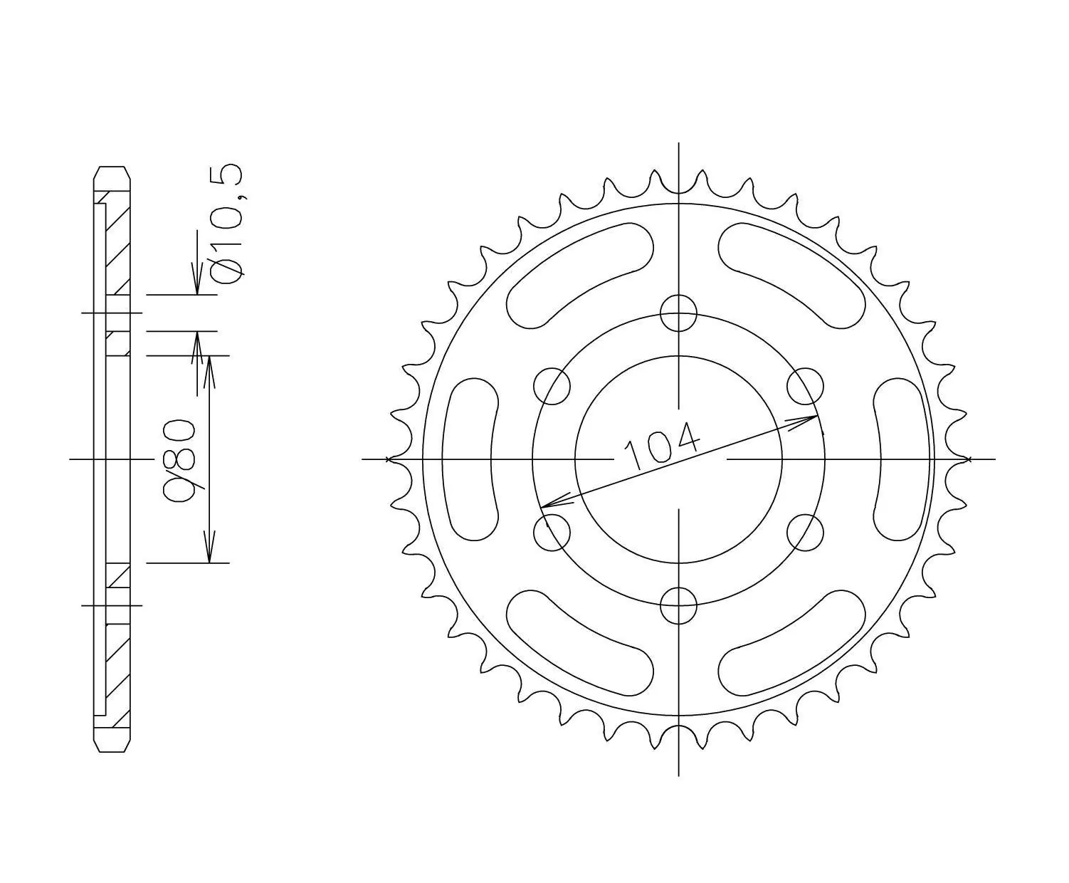 EK-Chain Kettensatz 525DEX für Kawasaki Z900 Typ ZR900B ab Modelljahr 2017- Kawasaki Z900 Typ ZR900D ab Modelljahr 2018-