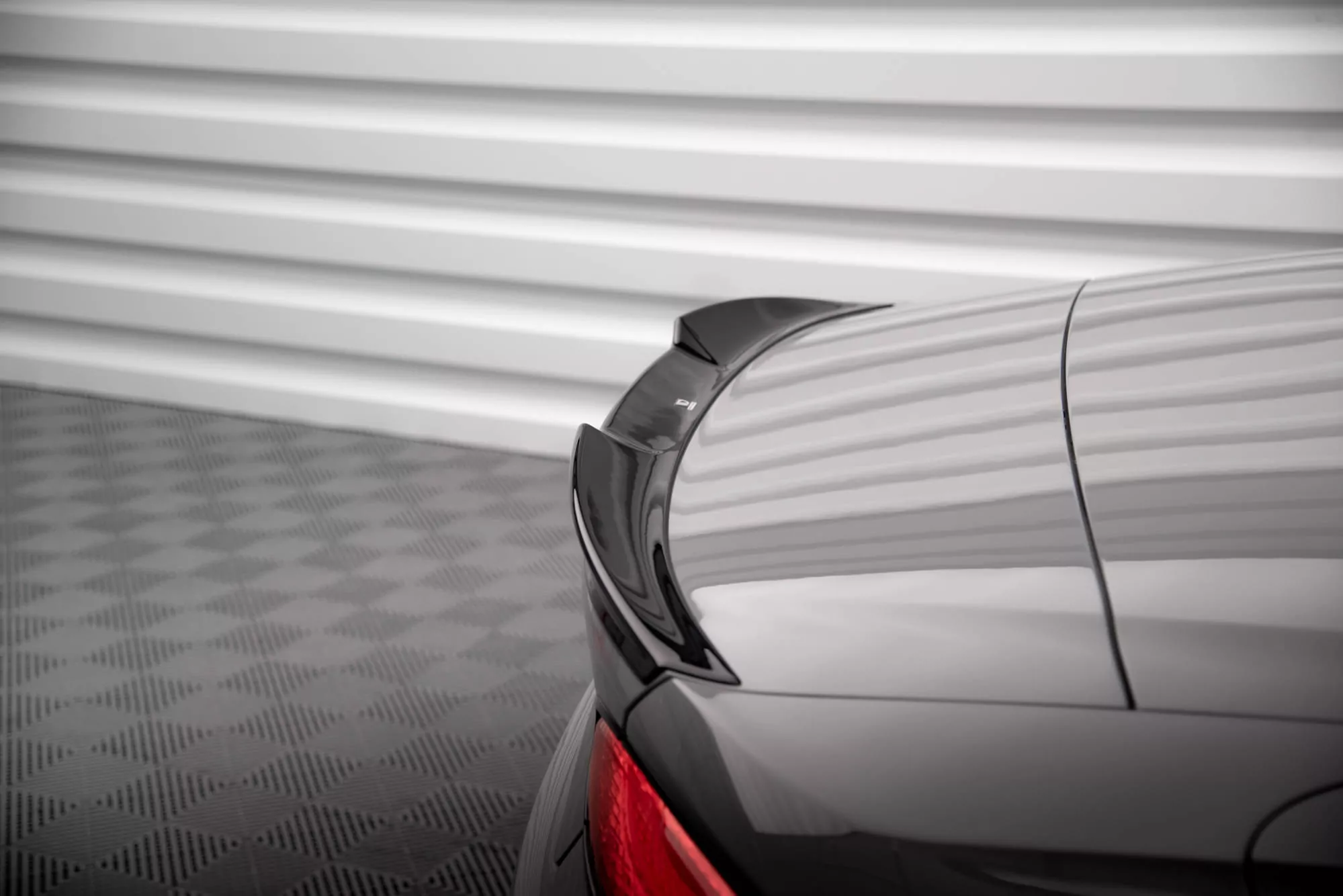 3D Spoiler CAP Für Bentley Continental Convertible GT Mk3 Schwarz Hochglanz