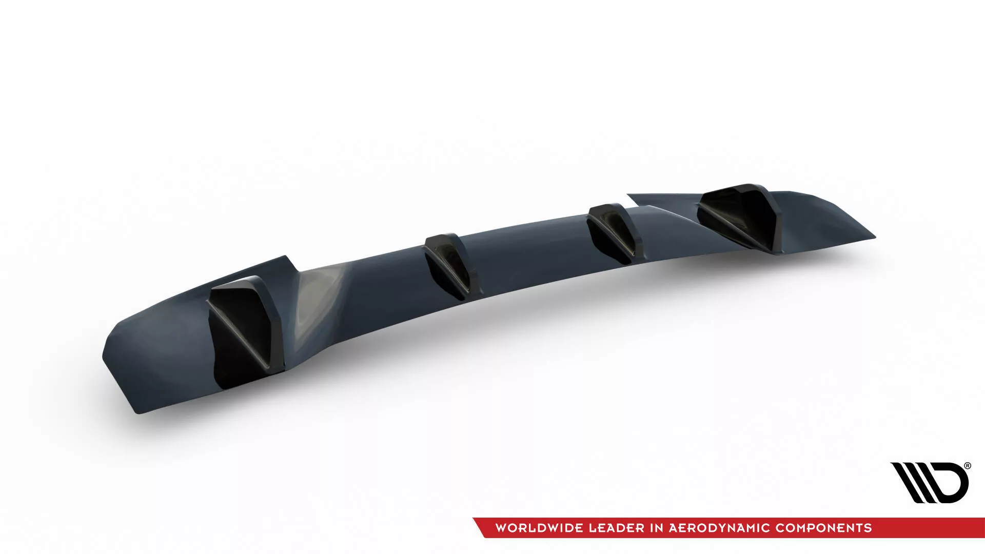 Diffusor Heck Ansatz Für Mercedes-AMG GT / GT S C190 Facelift Schwarz Hochglanz