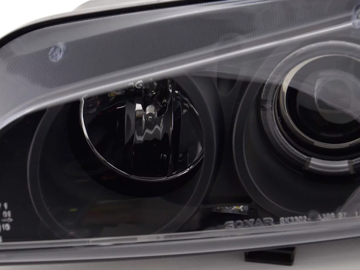 Scheinwerfer Set Peugeot 306 Bj. 97-00 schwarz