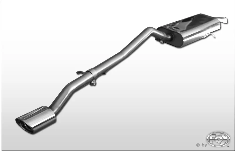 Mercedes A-Klasse W169  Endschalldämpfer - 115x85 Typ 33