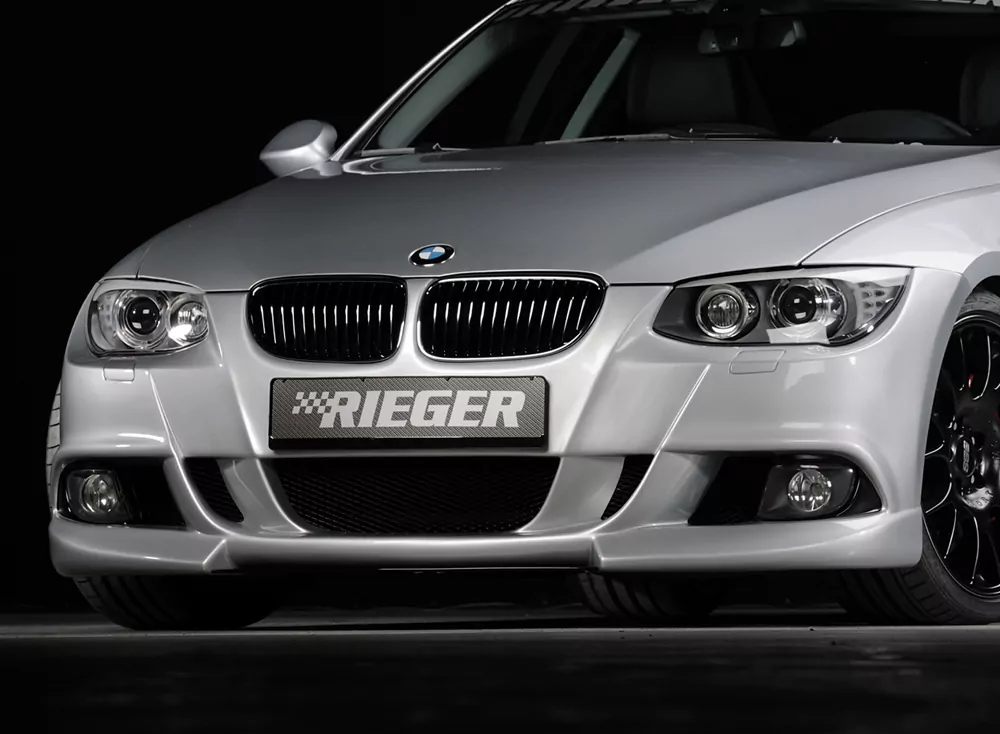 Rieger Spoilerstoßstange für BMW 3er E93 - Cabrio 03.10- (ab Facelift) LCI carbon optik
