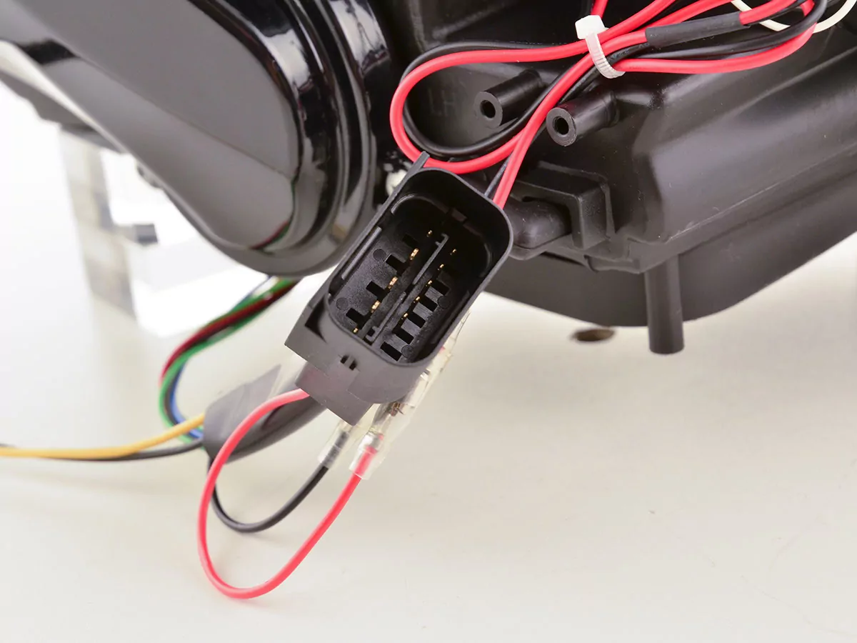 Scheinwerfer Set Xenon Daylight LED Tagfahrlicht BMW 3er E92/E93 Bj. 06-10 schwarz